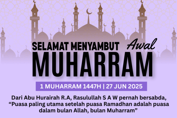 CUTI SEMPENA AWAL MUHARRAM 1447H | 27 JUN 2025