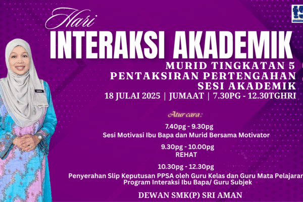 HARI INTERAKSI AKADEMIK MURID TINGKATAN 5