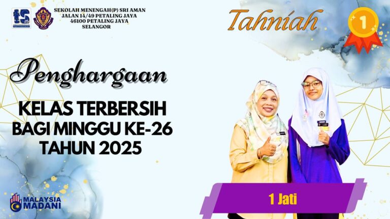 KELAS TERBERSIH MINGGU KE 26