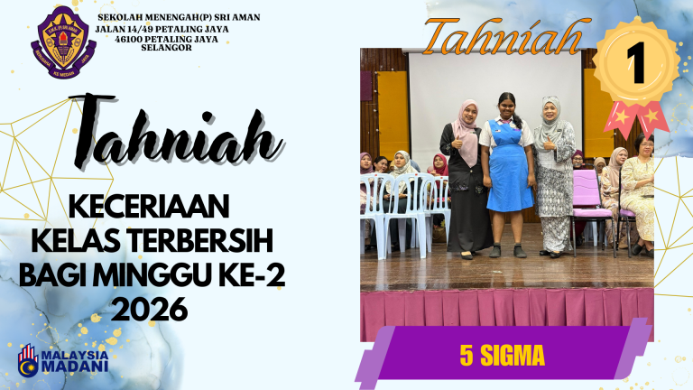 Kelas Terbersih Minggu Ke-2 2026